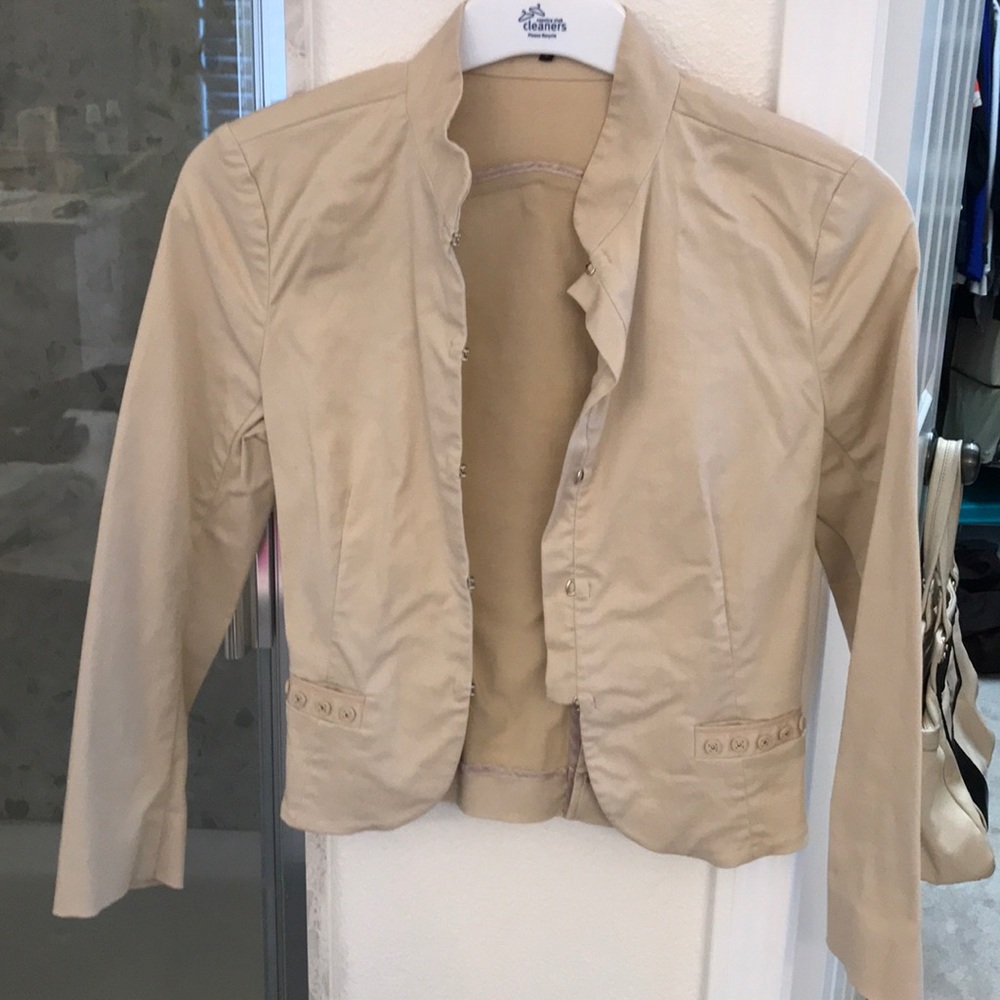 Theory tan jacket